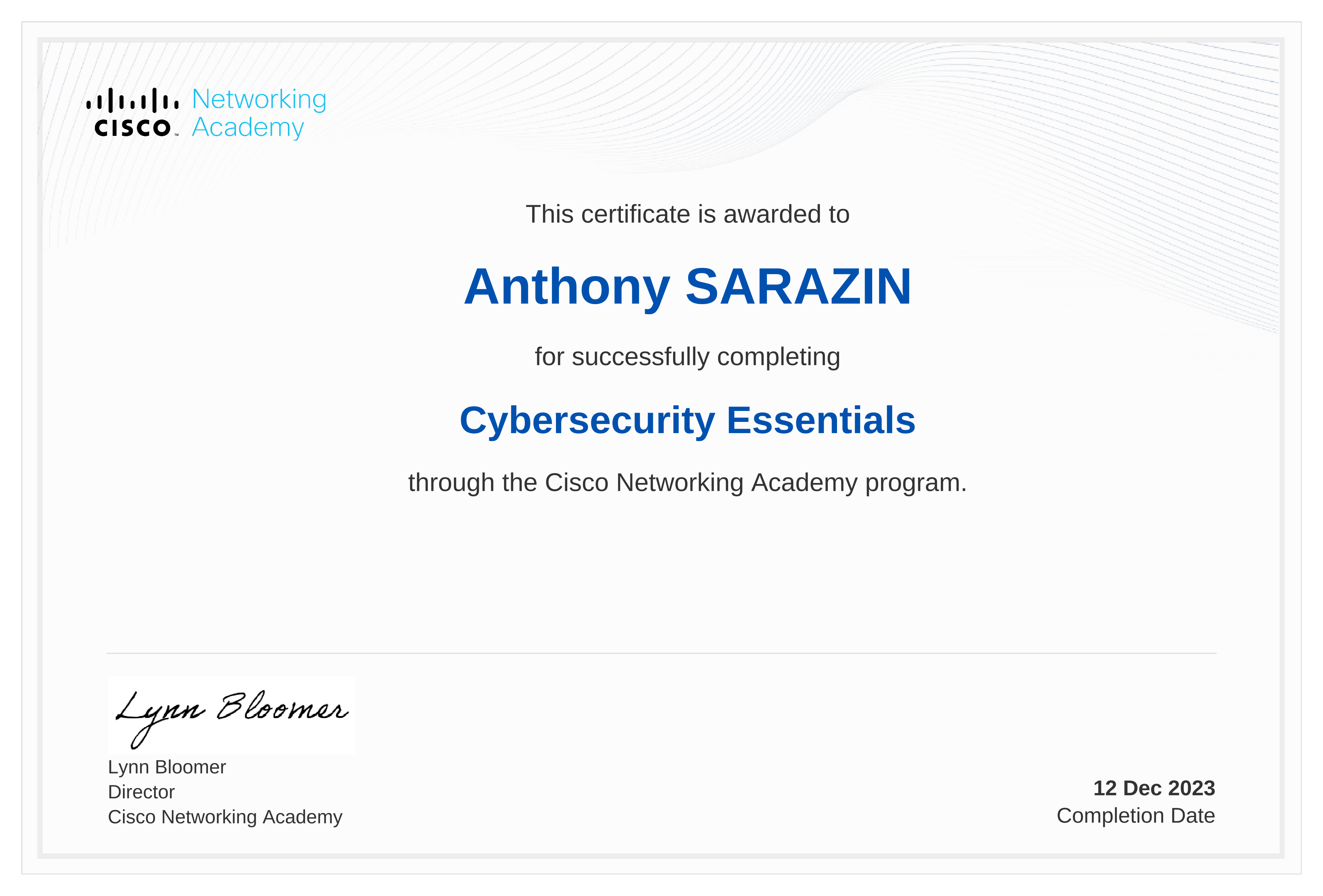 Cybersecurity Essentials